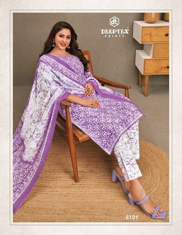 Deeptex Miss India Vol 81 Printed Cotton Dress Material